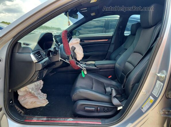 1HGCV1F32NA020002 2022 HONDA ACCORD Silver Vista interior delantera
