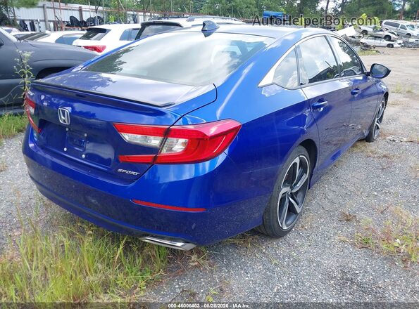 1HGCV1F32NA075145 2022 HONDA ACCORD Blue Հետևի աջ
