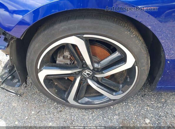 1HGCV1F32NA075145 2022 HONDA ACCORD Blue Սարքավորումների վահանակի տեսք