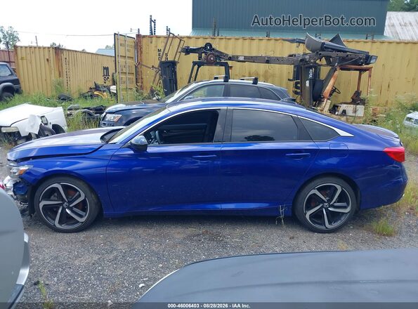 1HGCV1F32NA075145 2022 HONDA ACCORD Blue 