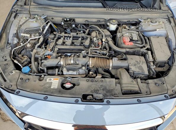 1HGCV1F32NA083889 2022 HONDA ACCORD Синий Вид задней части салона