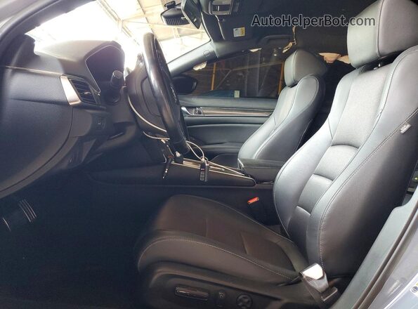 1HGCV1F32NA083889 2022 HONDA ACCORD Синий Вид салона спереди