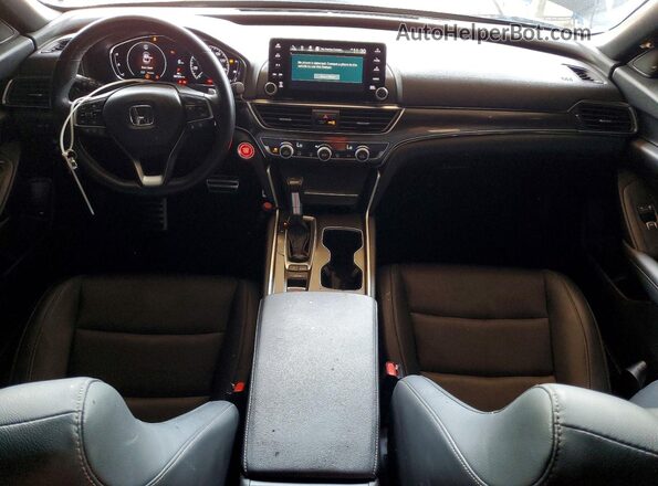 1HGCV1F32NA083889 2022 HONDA ACCORD Синий Вид панели приборов