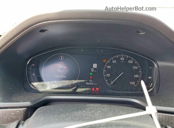 1HGCV1F32NA087764 2022 HONDA ACCORD Black Vista del cuadro de instrumentos