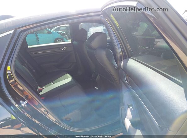 1HGCV1F32NA116034 2022 HONDA ACCORD Black Вид наклейки з VIN-кодом