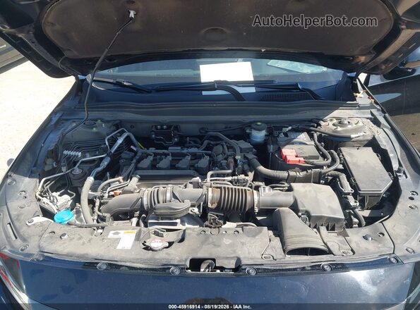 1HGCV1F32NA116034 2022 HONDA ACCORD Black Вид ззаду