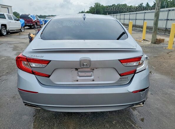 1HGCV1F33JA086147 2018 HONDA ACCORD Silver უკანა ხედი