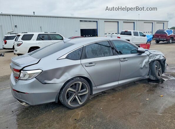1HGCV1F33JA086147 2018 HONDA ACCORD Silver უკანა მარჯვენა