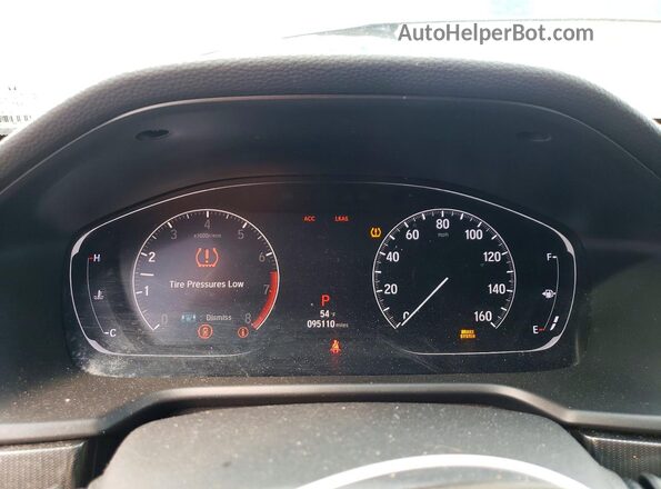 1HGCV1F33JA205220 2018 HONDA ACCORD Черный Вид щитка приборов