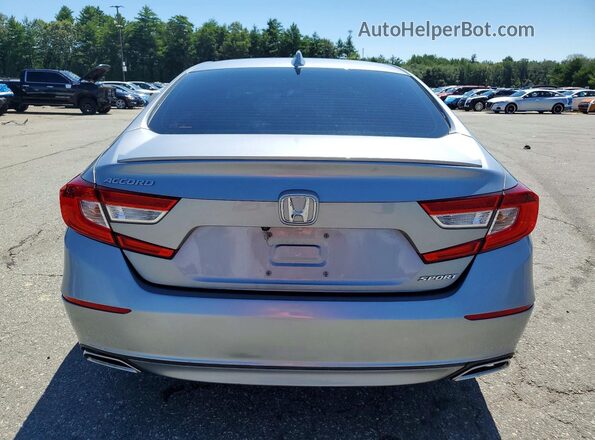 1HGCV1F33JA234622 2018 HONDA ACCORD Silver Հետևի տեսք