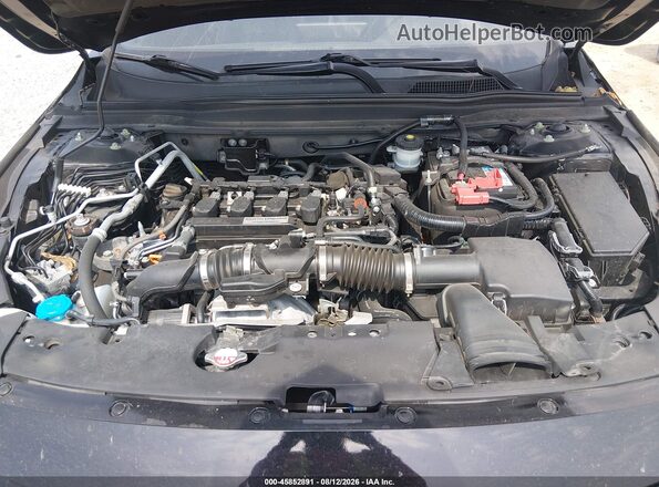 1HGCV1F33KA012762 2019 HONDA ACCORD Черный Вид сзади