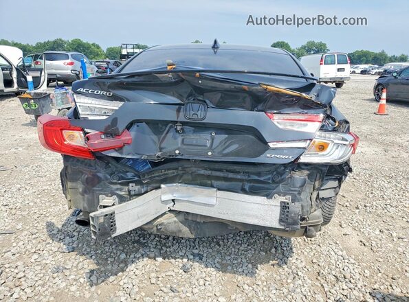 1HGCV1F33KA016276 2019 HONDA ACCORD Black Vista trasera