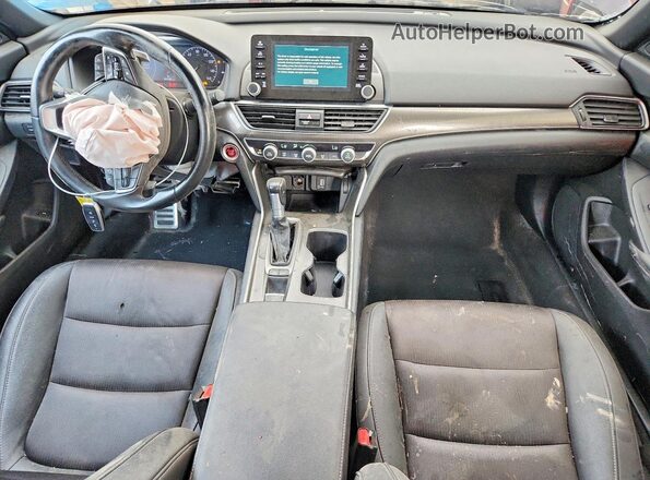 1HGCV1F33KA016276 2019 HONDA ACCORD Black Vista del salpicadero