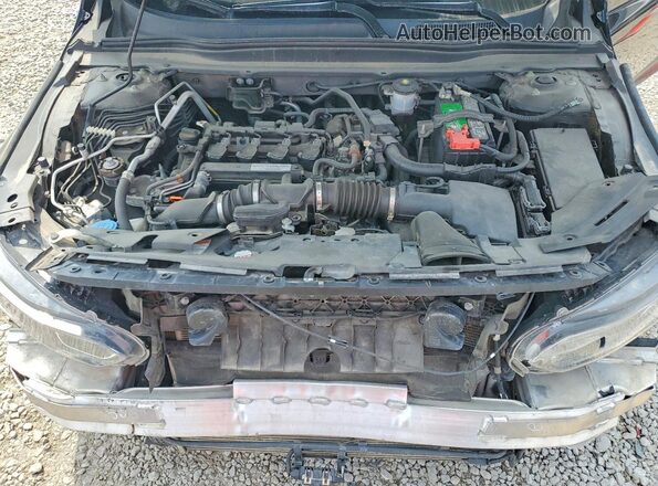 1HGCV1F33KA016276 2019 HONDA ACCORD Black Vista interior trasera