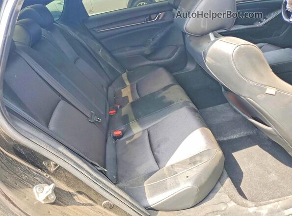 1HGCV1F33KA016276 2019 HONDA ACCORD Black Vista de los asientos traseros