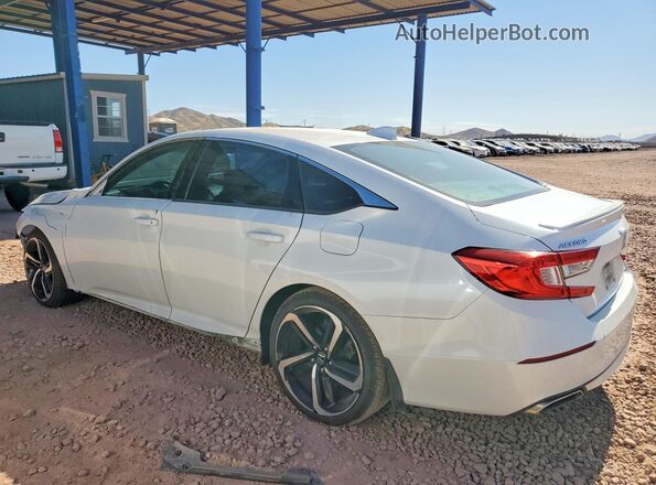 1HGCV1F33KA026130 2019 HONDA ACCORD White Հետևի ձախ