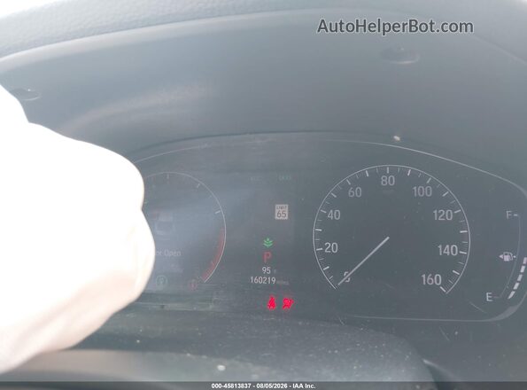 1HGCV1F33KA066966 2019 HONDA ACCORD White უკანა სავარძლების ხედი