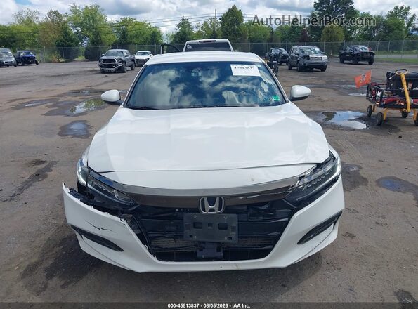 1HGCV1F33KA066966 2019 HONDA ACCORD White ხელსაწყოთა პანელის ხედი