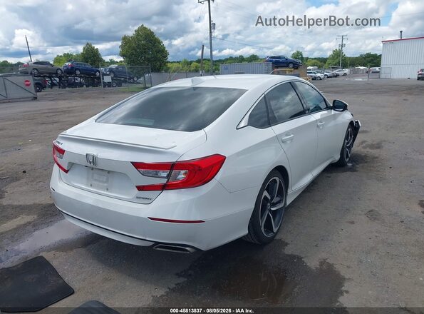1HGCV1F33KA066966 2019 HONDA ACCORD White უკანა მარჯვენა