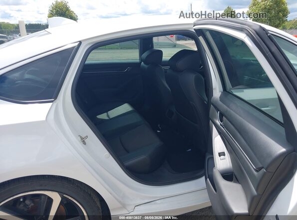 1HGCV1F33KA066966 2019 HONDA ACCORD White VIN კოდის სტიკერის ხედი