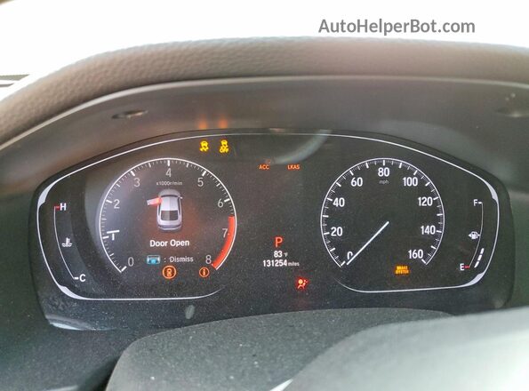 1HGCV1F33KA089907 2019 HONDA ACCORD Silver ხელსაწყოთა პანელის ხედი
