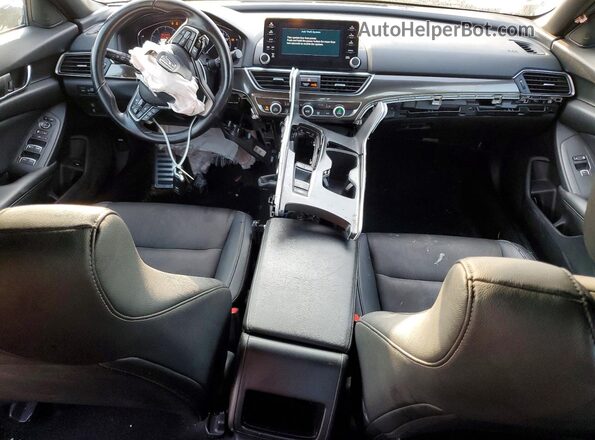 1HGCV1F33KA089907 2019 HONDA ACCORD Silver წინა პანელის ხედი