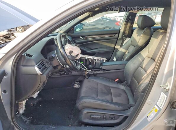 1HGCV1F33KA089907 2019 HONDA ACCORD Silver წინა სალონის ხედი