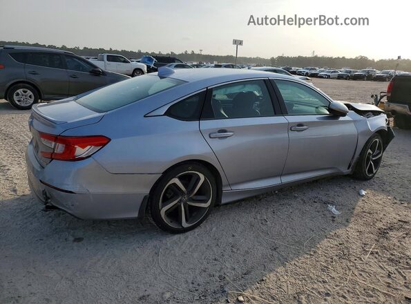 1HGCV1F33KA089907 2019 HONDA ACCORD Silver უკანა მარჯვენა