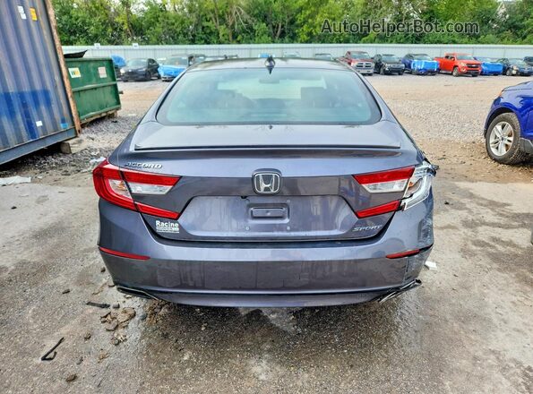 1HGCV1F33KA162550 2019 HONDA ACCORD Серый Вид сзади