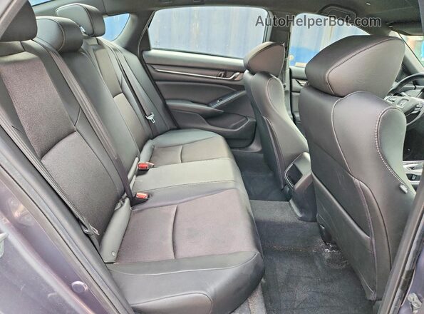 1HGCV1F33KA162550 2019 HONDA ACCORD Серый Вид задних сидений