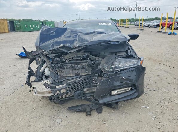 1HGCV1F33KA166551 2019 HONDA ACCORD Black Դիմացի տեսք