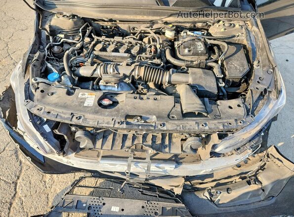 1HGCV1F33KA171894 2019 HONDA ACCORD Black Вид задньої частини салону