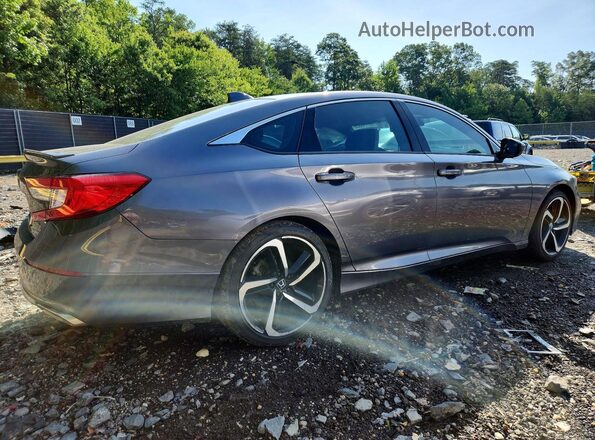 1HGCV1F33LA013265 2020 HONDA ACCORD Серый Задняя правая четверть