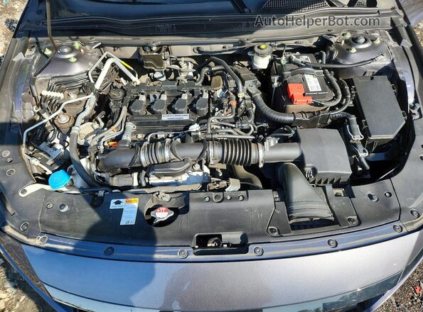 1HGCV1F33LA013265 2020 HONDA ACCORD Серый Вид задней части салона