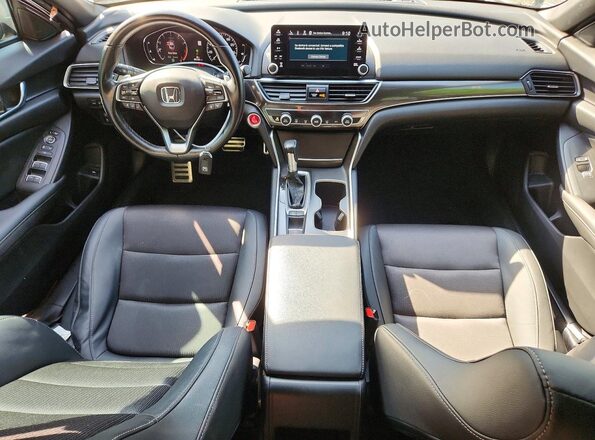 1HGCV1F33LA013265 2020 HONDA ACCORD Серый Вид панели приборов