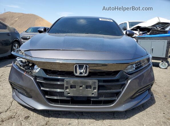 1HGCV1F33LA036898 2020 HONDA ACCORD Gray Widok z przodu