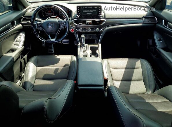 1HGCV1F33LA036898 2020 HONDA ACCORD Gray Widok deski rozdzielczej