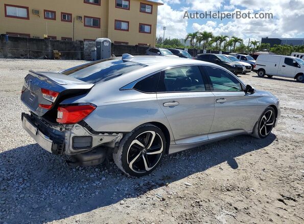 1HGCV1F33LA049425 2020 HONDA ACCORD Silver Tył prawy