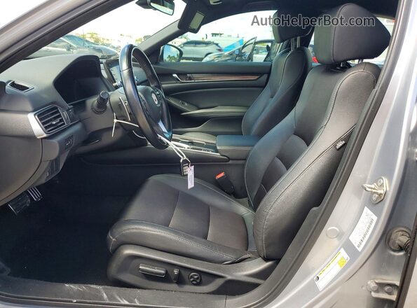 1HGCV1F33LA049425 2020 HONDA ACCORD Silver Widok wnętrza z przodu