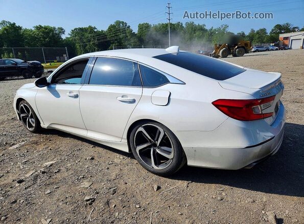 1HGCV1F33LA054169 2020 HONDA ACCORD White Rear left