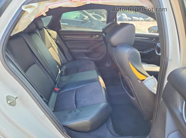 1HGCV1F33LA054169 2020 HONDA ACCORD White Rear seats view