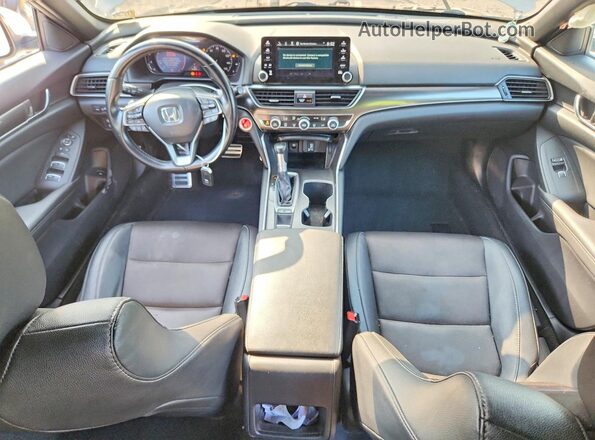 1HGCV1F33LA054169 2020 HONDA ACCORD White Dashboard view