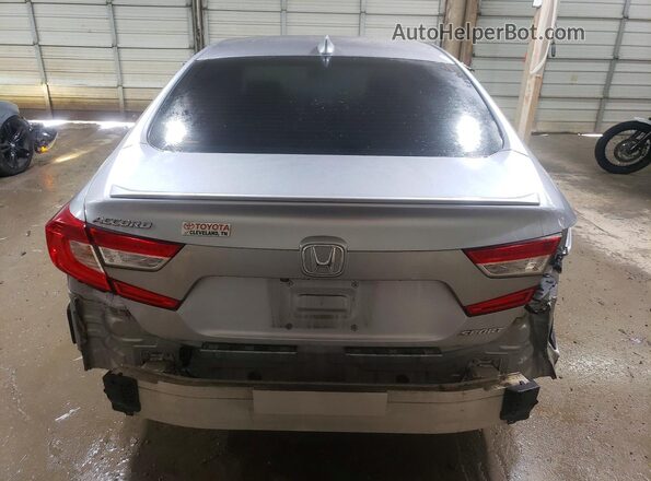 1HGCV1F33LA148570 2020 HONDA ACCORD Silver Вид ззаду