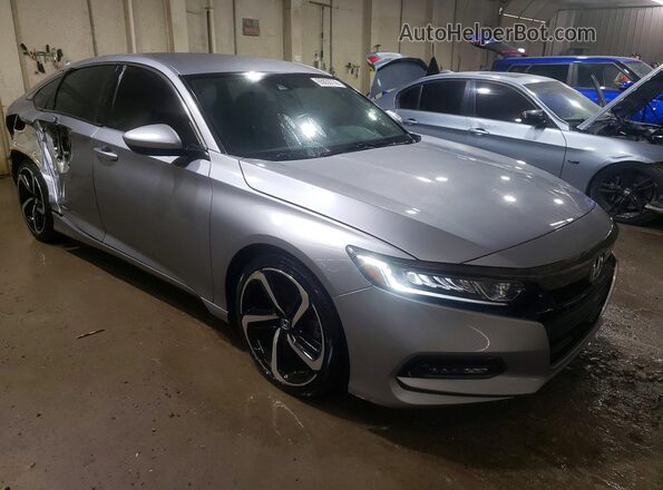 1HGCV1F33LA148570 2020 HONDA ACCORD Silver Передня права чверть
