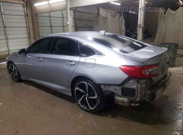 1HGCV1F33LA148570 2020 HONDA ACCORD Silver Задня ліва чверть