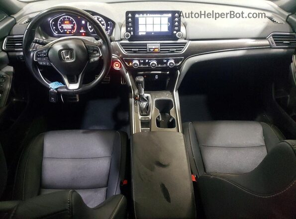 1HGCV1F33LA148570 2020 HONDA ACCORD Silver Вид панелі приладів