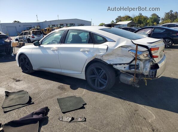 1HGCV1F33MA018676 2021 HONDA ACCORD White Trasero izquierdo