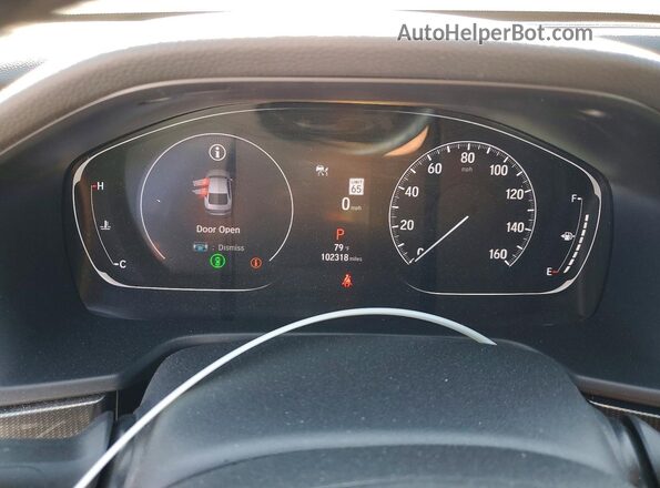 1HGCV1F33MA018676 2021 HONDA ACCORD White Vista del cuadro de instrumentos