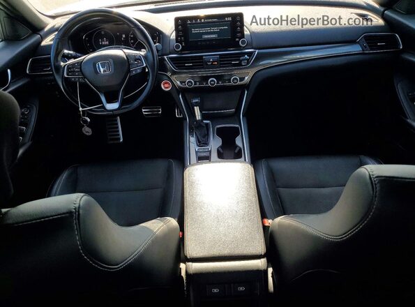 1HGCV1F33MA018676 2021 HONDA ACCORD White Vista del salpicadero