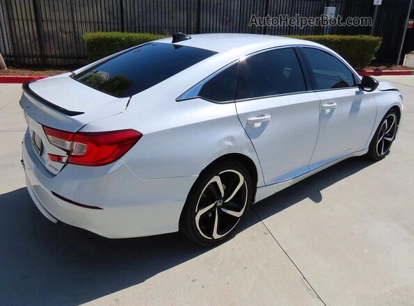 1HGCV1F33MA072995 2021 HONDA ACCORD White წინა მარჯვენა